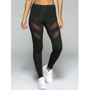 See-Through Tight Sport Running Leggings