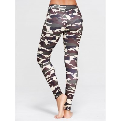 Camo Printed Running Leggings
