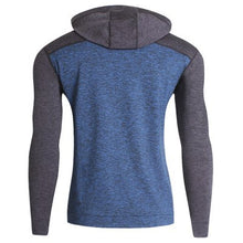 Color Block Fitness Pullover Sport Hoodie