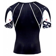 Elastic Short Sleeves Tight Running Male T-shirt