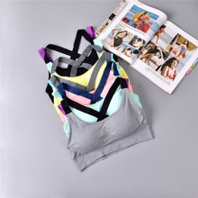 Ladies Seamless Sports Bra Wirefree Running Women's Yoga Underwear