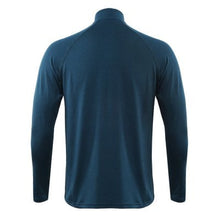 ARSUXEO Men's Running Cycling Quick Drying Half-Zip Long Sleeve T-shirt