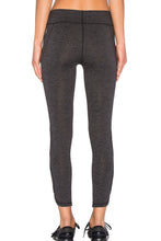 Dusty Charcoal Cutout Side Sports Leggings